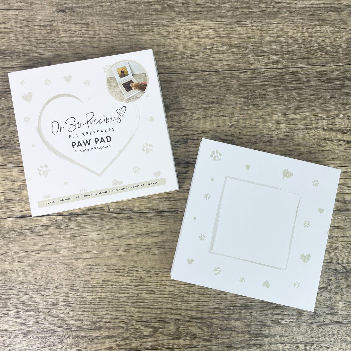 Paw Pad Impression Keepsake - Oh So Precious