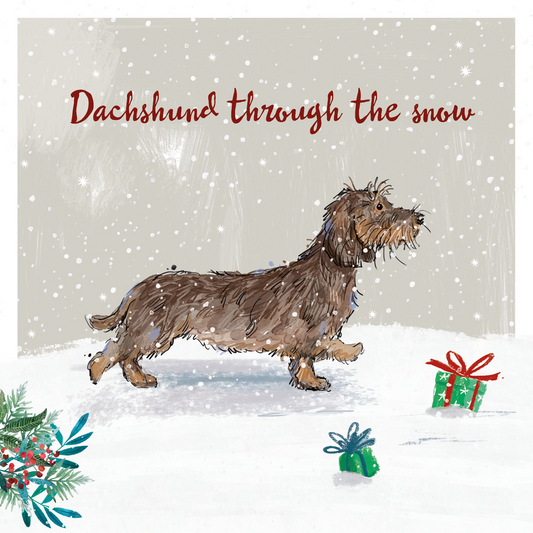 Dachshund Through the Snow