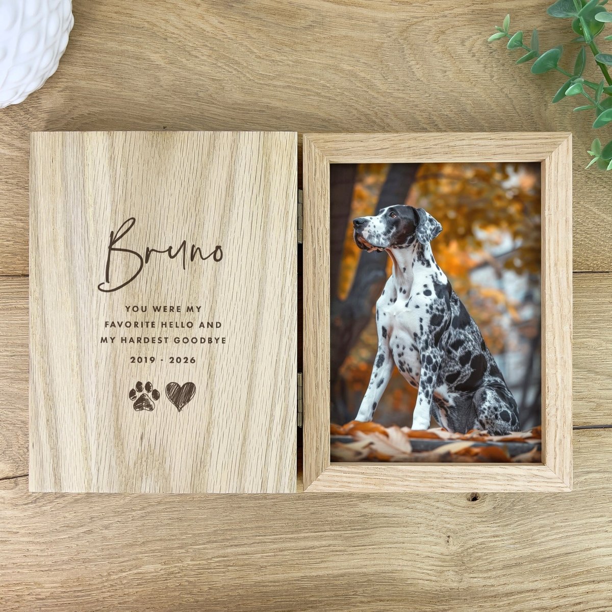 Personalised Sketch Pet Book Photo Frame