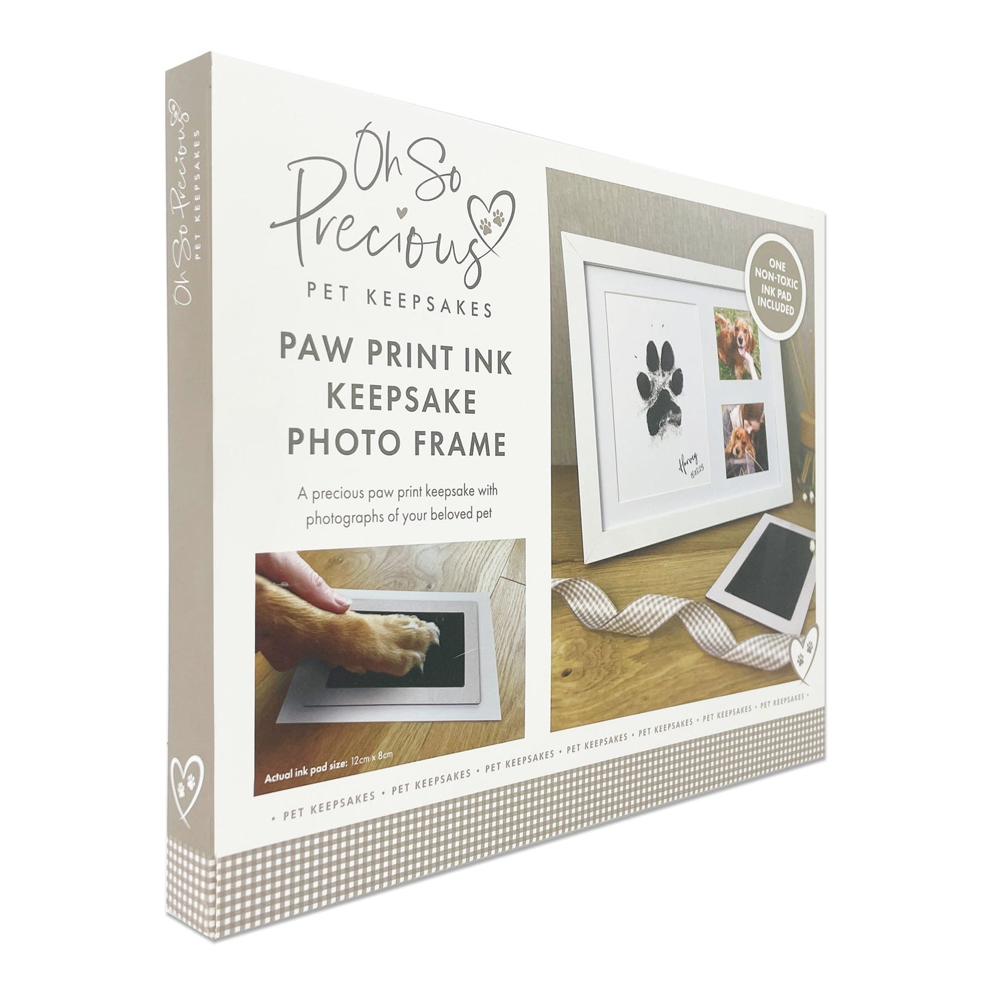 Paw Print Ink Keepsake Photo Frame Kit - Oh So Precious