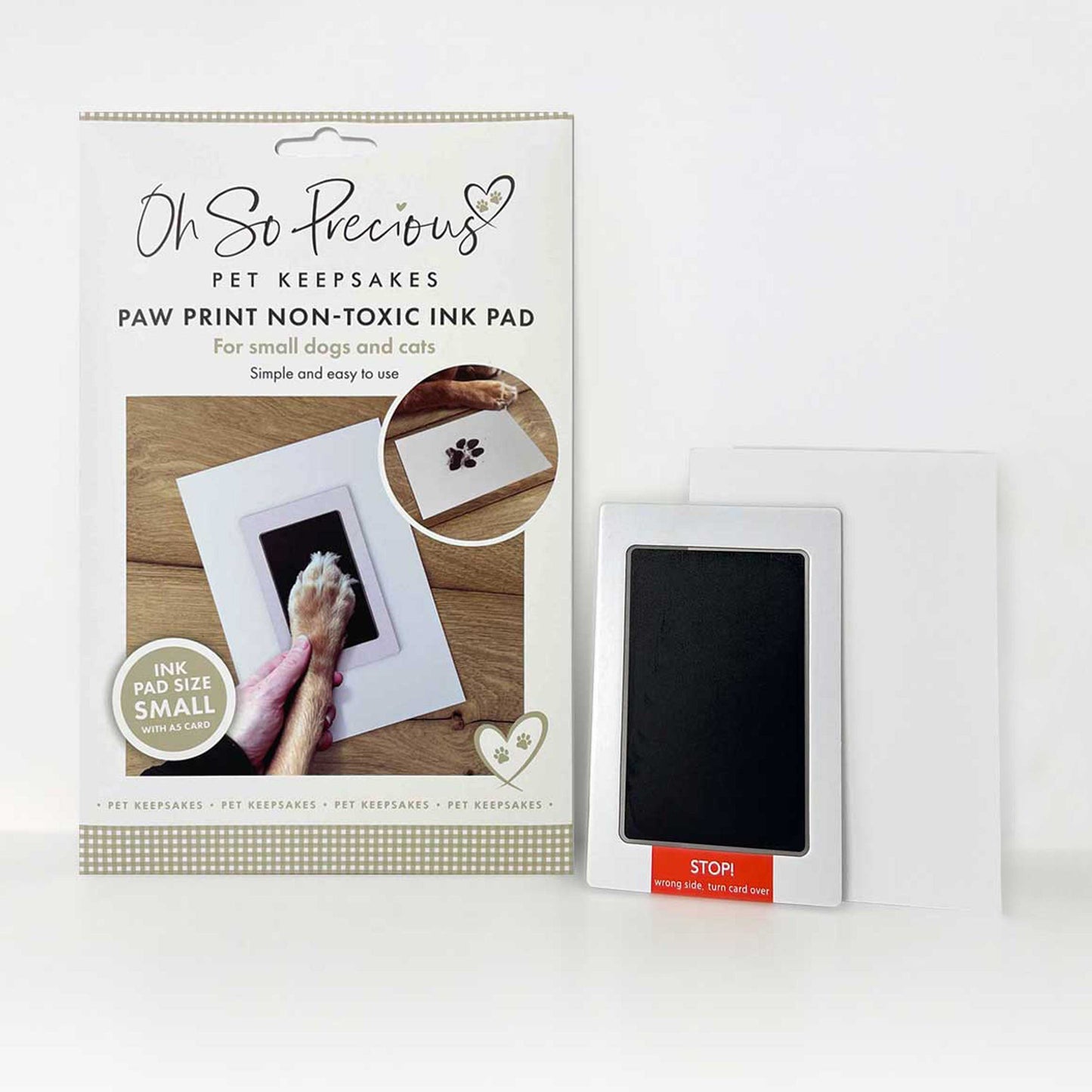Pet Safe Non-toxic Paw Print Ink Pad Kit - Oh So Precious