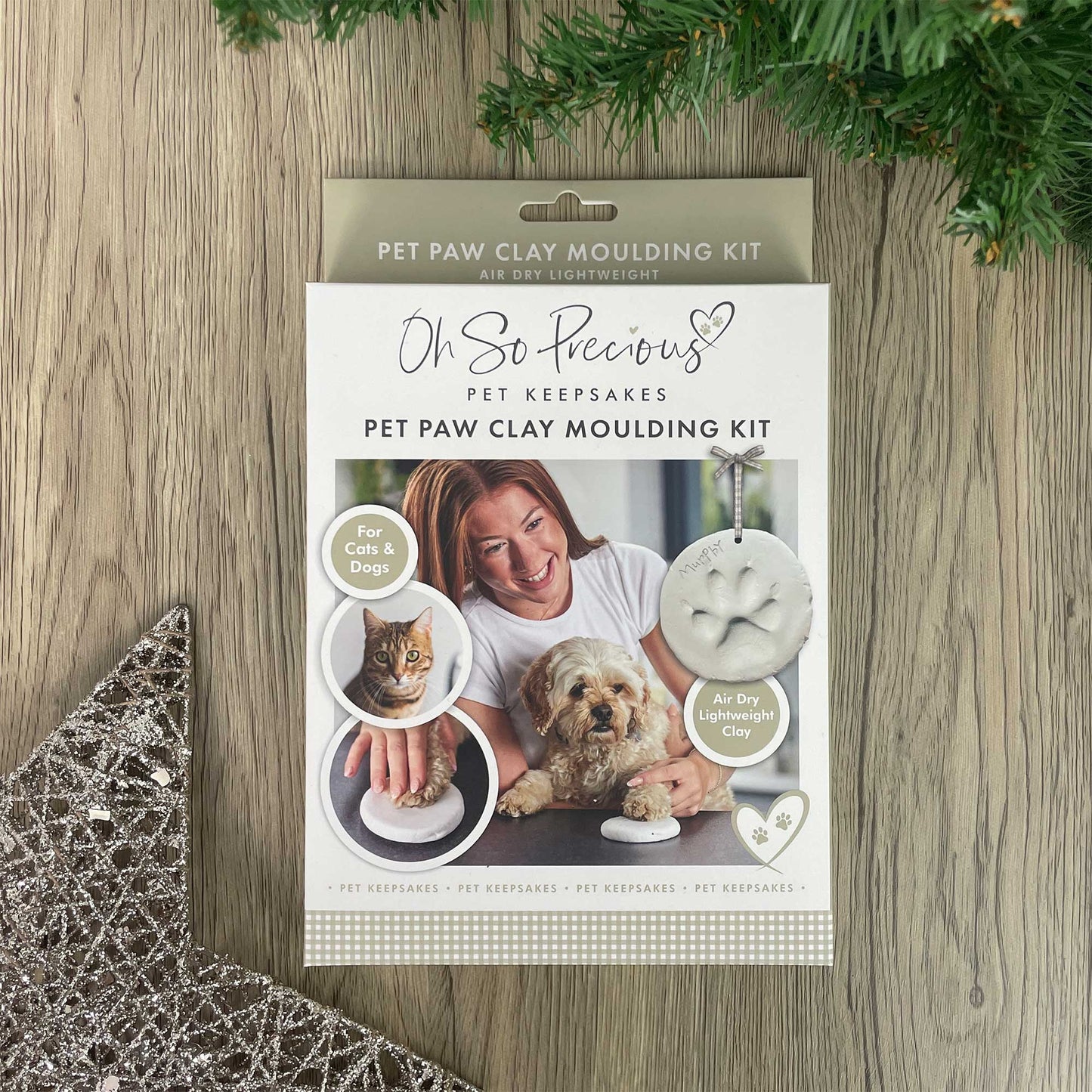 Clay Pet Paw Impression Moulding Kit - Oh So Precious