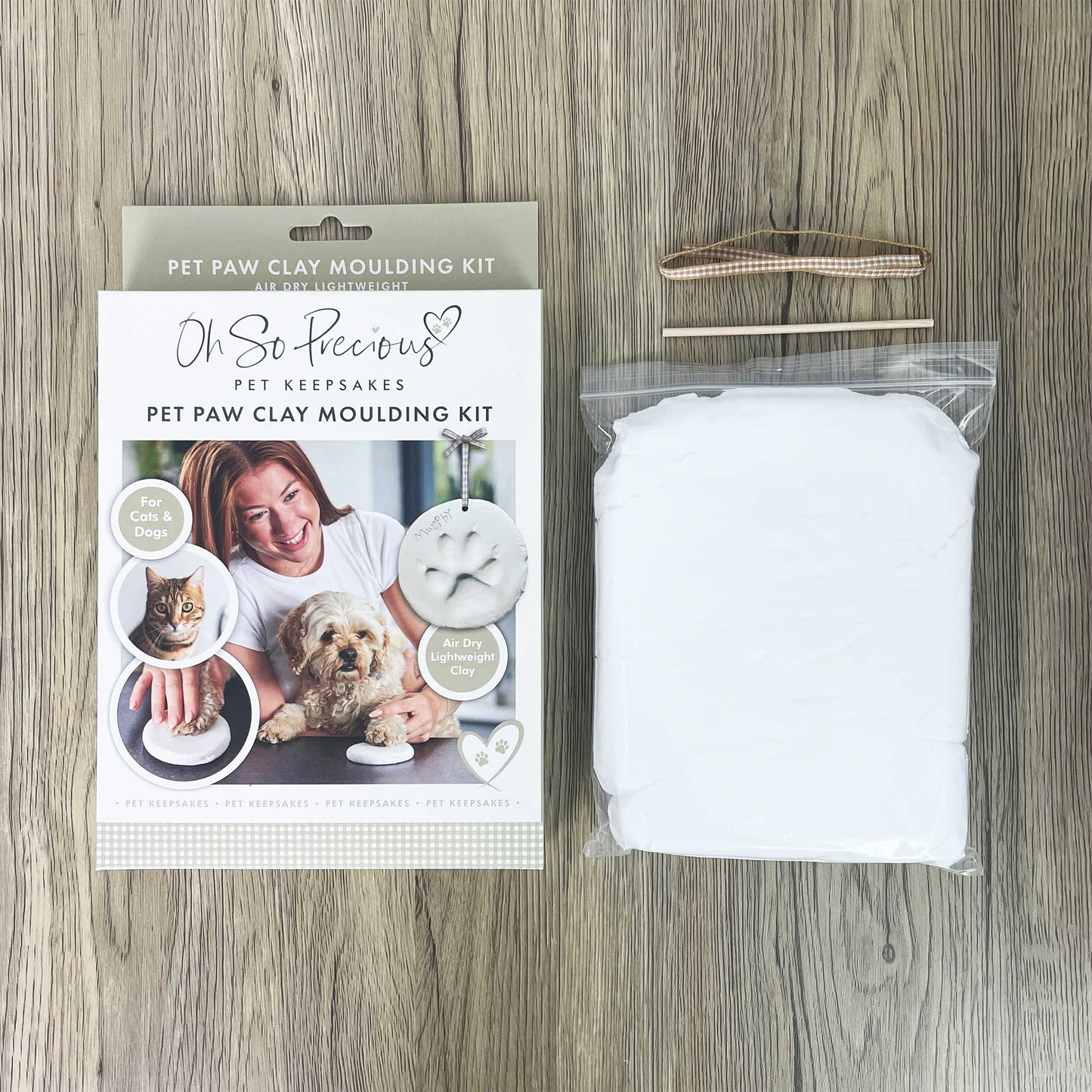 Clay Pet Paw Impression Moulding Kit - Oh So Precious