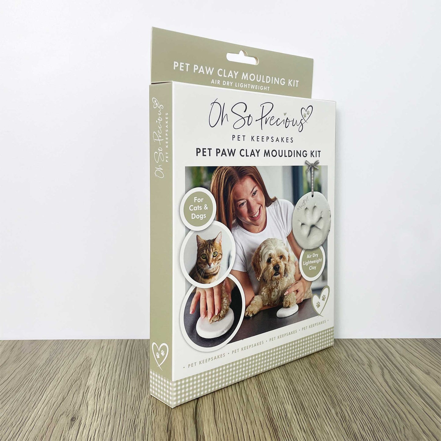 Clay Pet Paw Impression Moulding Kit - Oh So Precious