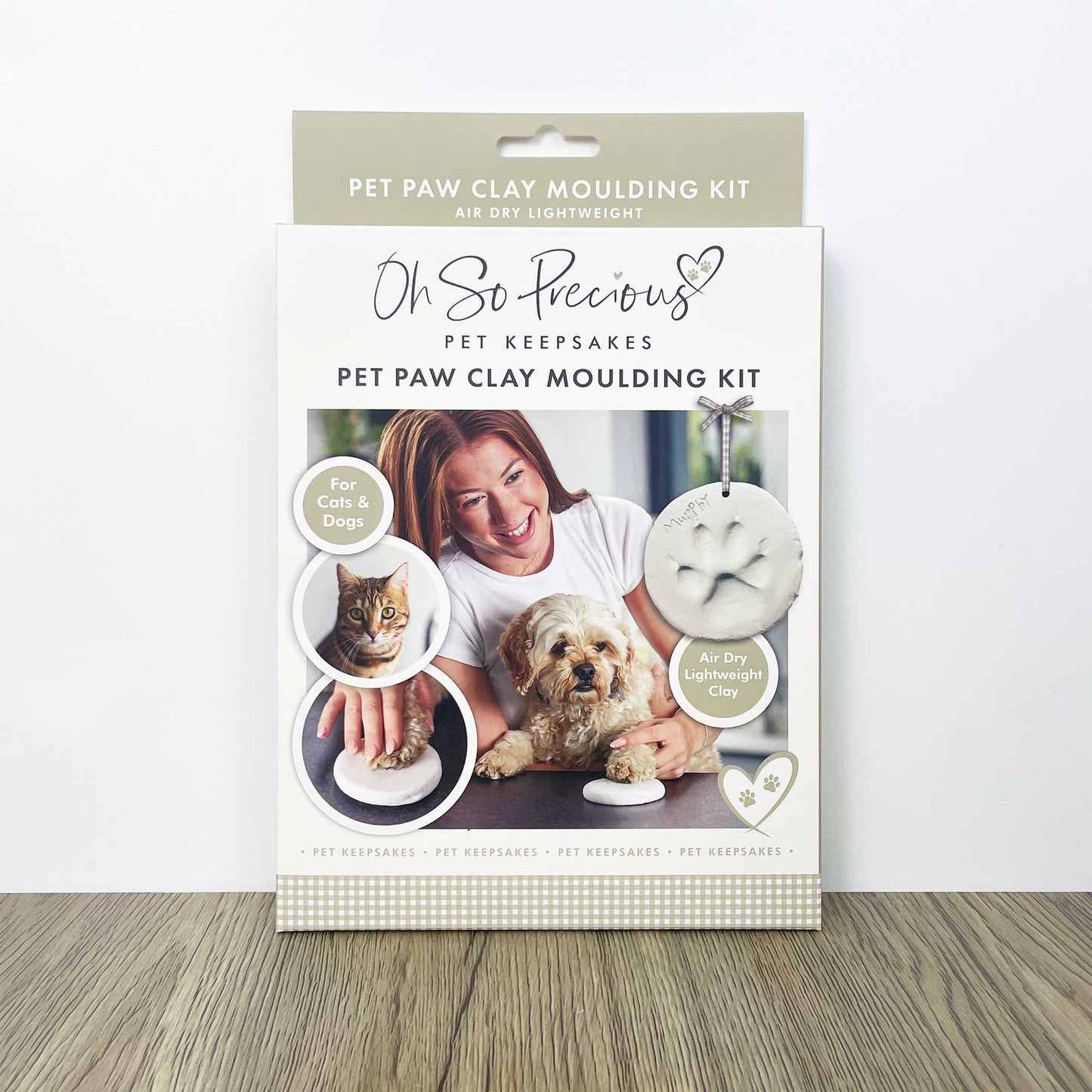 Clay Pet Paw Impression Moulding Kit - Oh So Precious