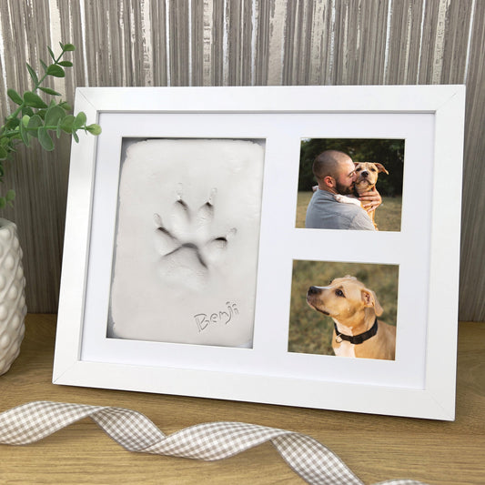 Paw Print Clay Mould & Photo Frame Kit - Oh So Precious