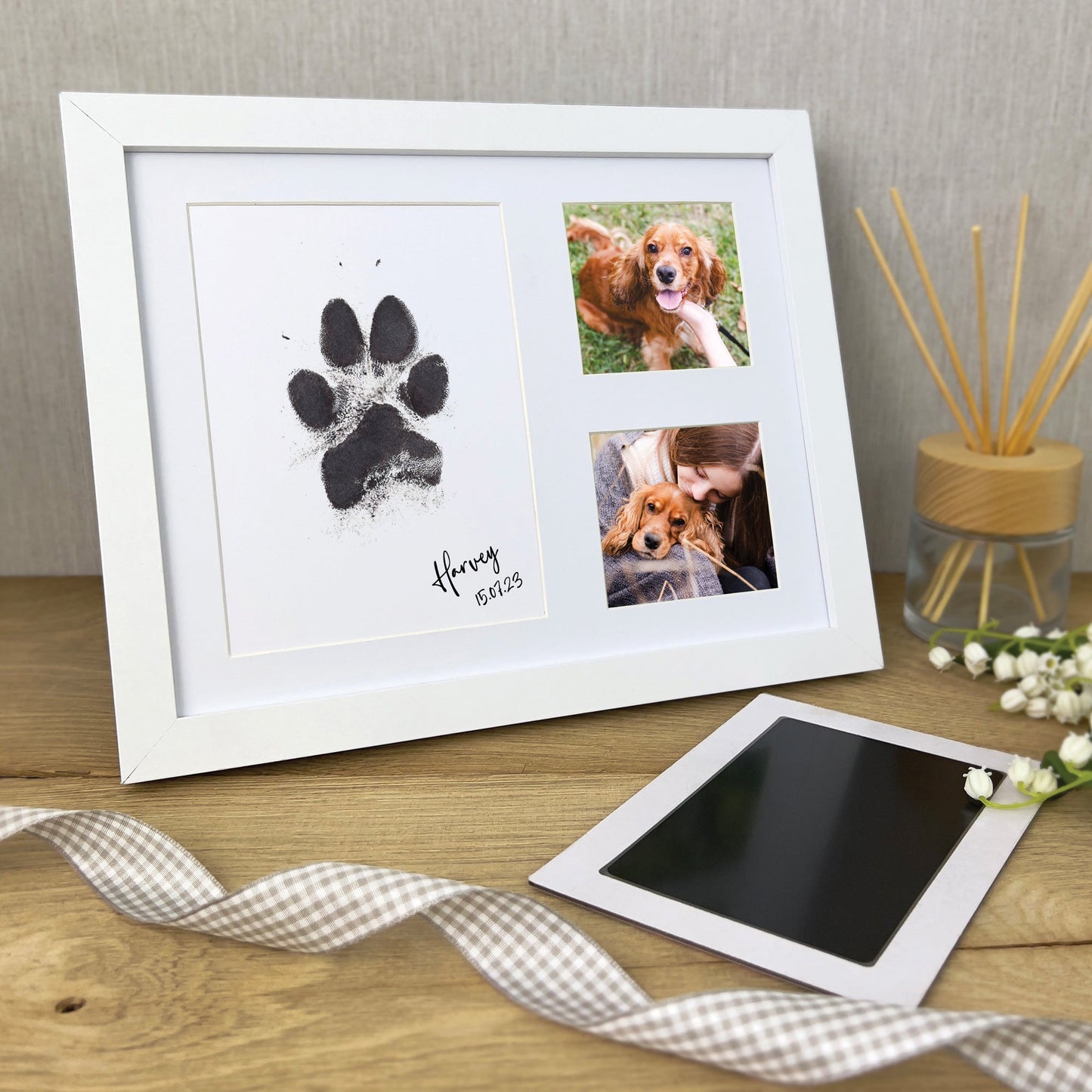 Paw Print Ink Keepsake Photo Frame Kit - Oh So Precious