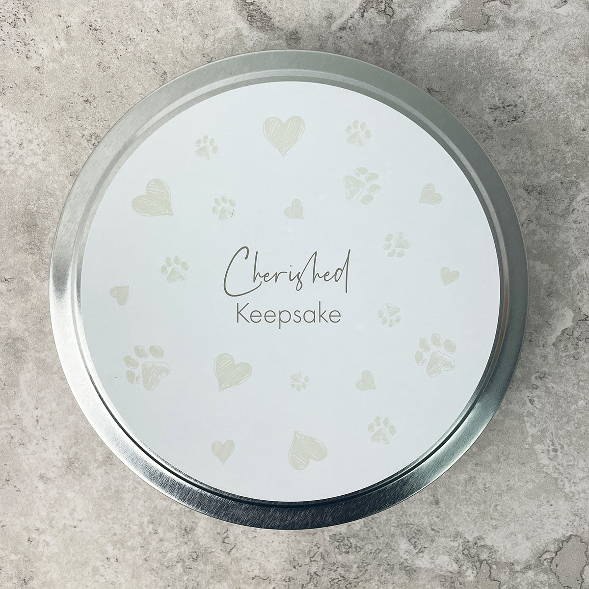 Pet Paw Print Clay Impression Tin - Oh So Precious