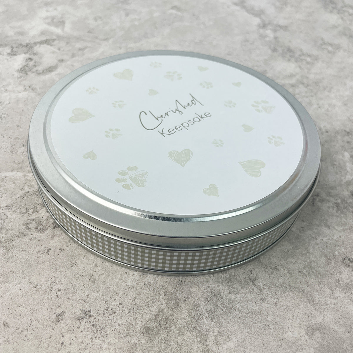 Pet Paw Print Clay Impression Tin - Oh So Precious