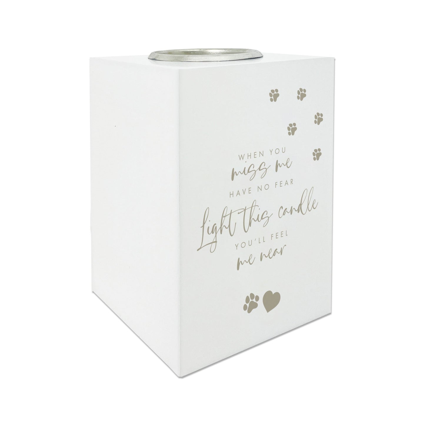 Pet Memorial Tea Light Holder - Oh So Precious