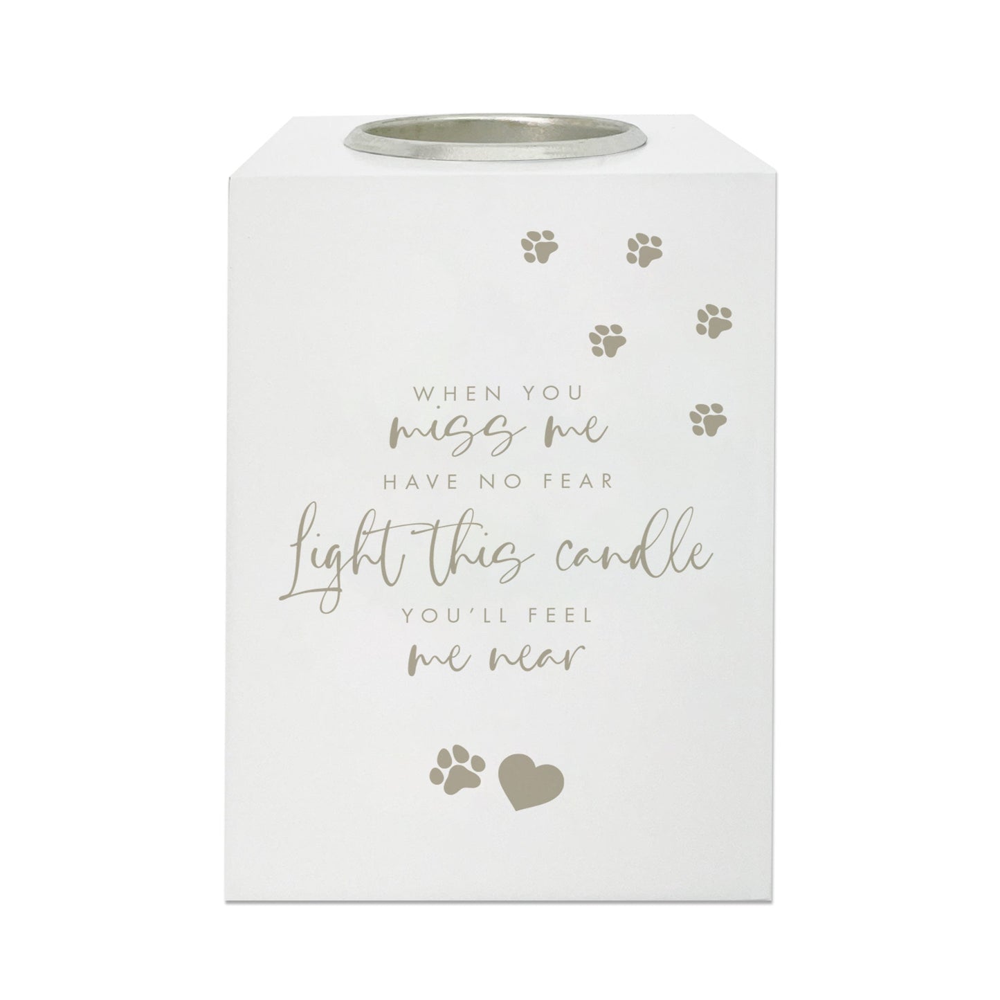 Pet Memorial Tea Light Holder - Oh So Precious