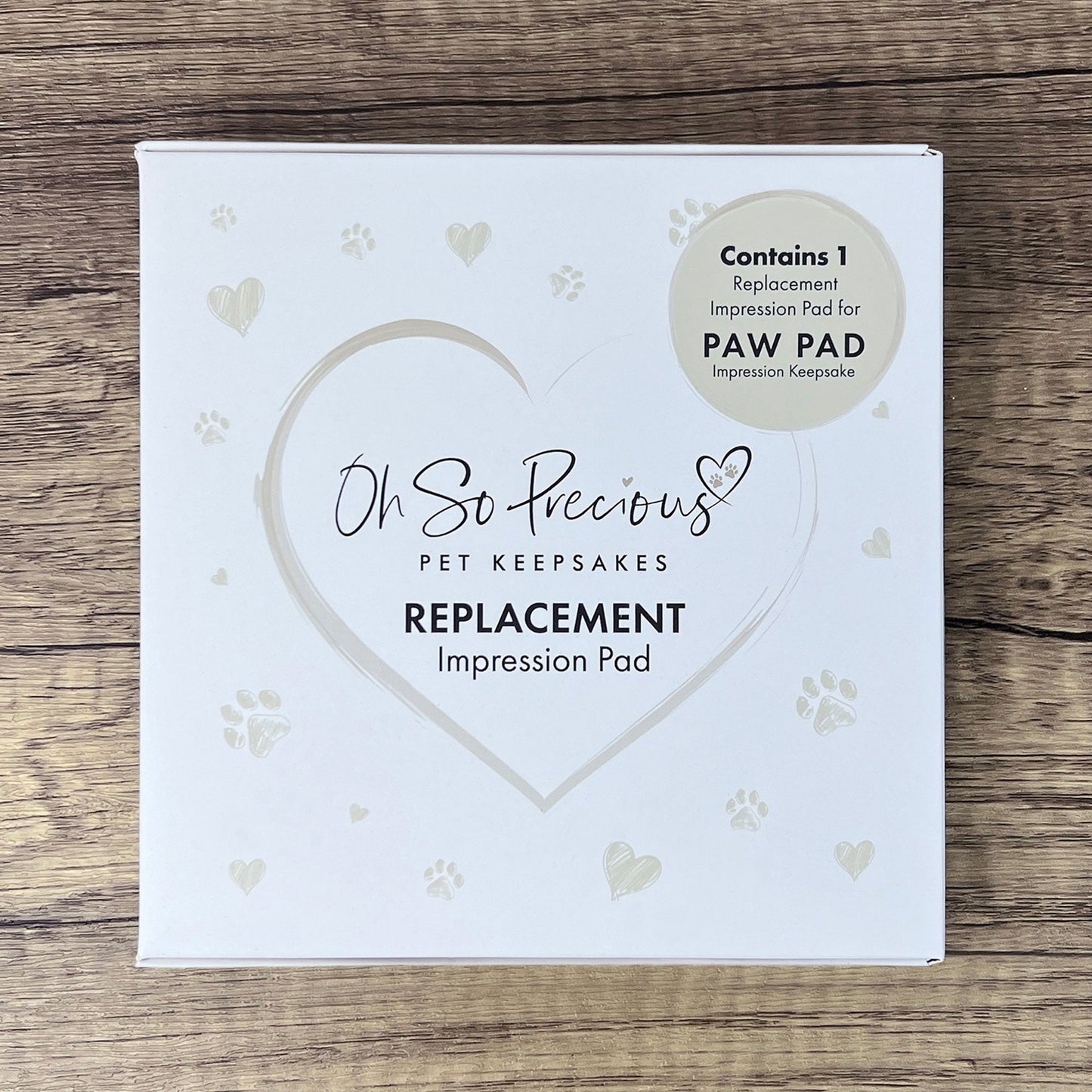 Paw Pad Impression Keepsake - Oh So Precious