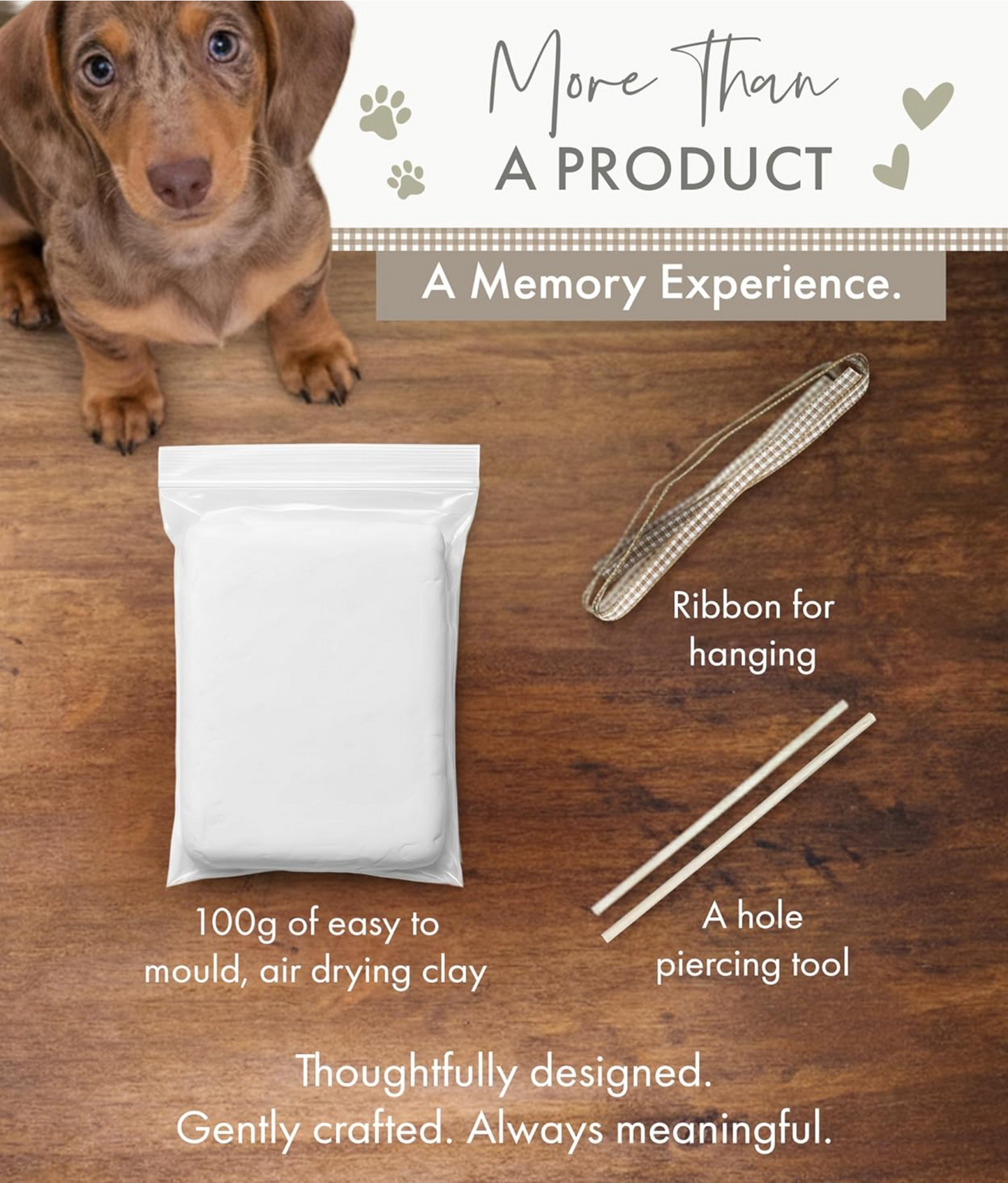 Clay Pet Paw Impression Moulding Kit - Oh So Precious