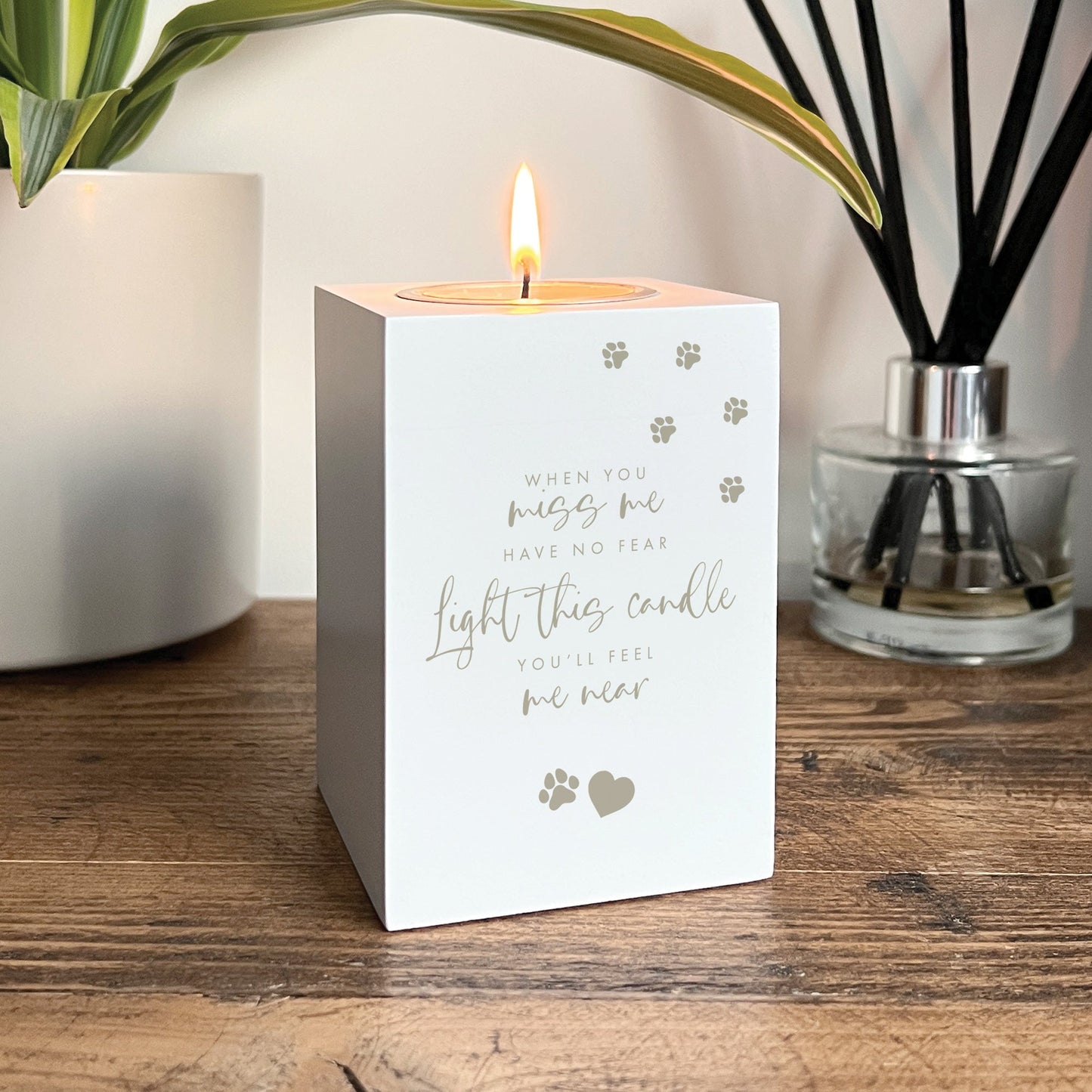 Pet Memorial Tea Light Holder - Oh So Precious