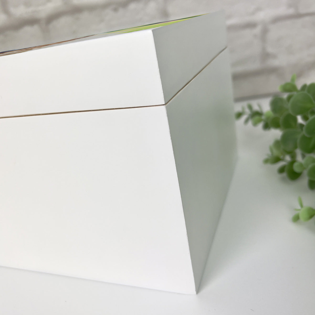 Personalised Pet Photo Memorial White Wooden Keepsake Box - 3 Sizes (22cm | 27cm | 30cm)