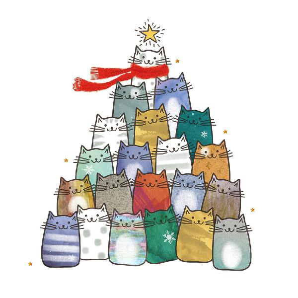 Christmas Tree of Cats